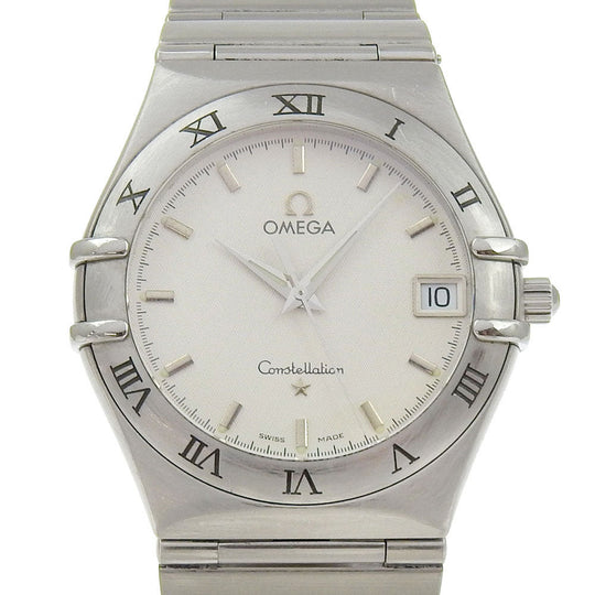 OMEGA Watches Quartz 1512.3 Stainless Steel Silver Constellation White dial mens Used Authentic