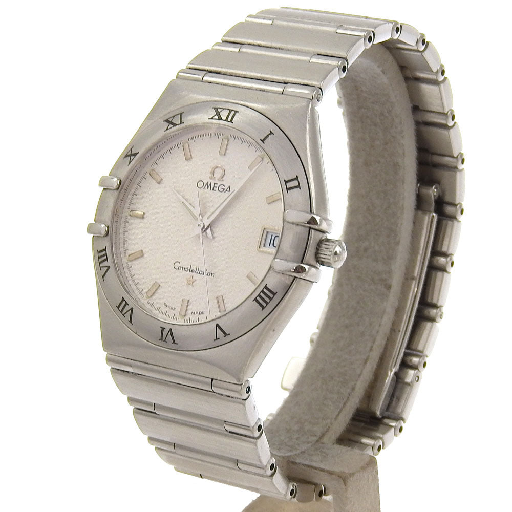 OMEGA Watches Quartz 1512.3 Stainless Steel Silver Constellation White dial mens Used Authentic