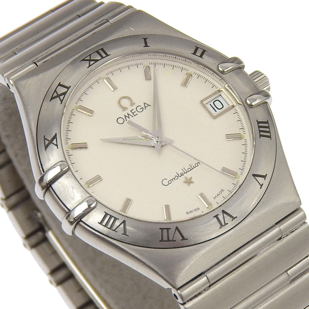 OMEGA Watches Quartz 1512.3 Stainless Steel Silver Constellation White dial mens Used Authentic