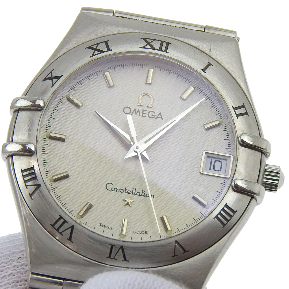OMEGA Watches Quartz 1512.3 Stainless Steel Silver Constellation White dial mens Used Authentic
