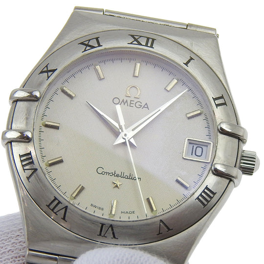 OMEGA Watches Quartz 1512.3 Stainless Steel Silver Constellation White dial mens Used Authentic