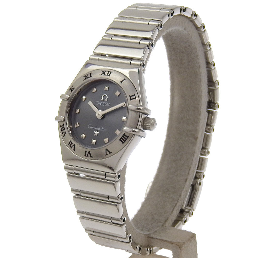 OMEGA Watches Quartz 1561.51 Stainless Steel gray Mini my choice Constellation gray dial Women Used Authentic
