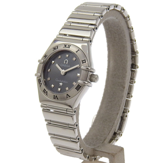 OMEGA Watches Quartz 1561.51 Stainless Steel gray Mini my choice Constellation gray dial Women Used Authentic