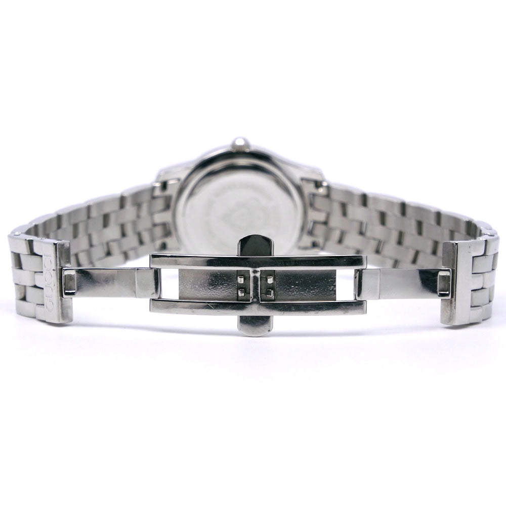 GUCCI Watches Quartz 5500L Stainless Steel Silver G class black dial Women Used Authentic