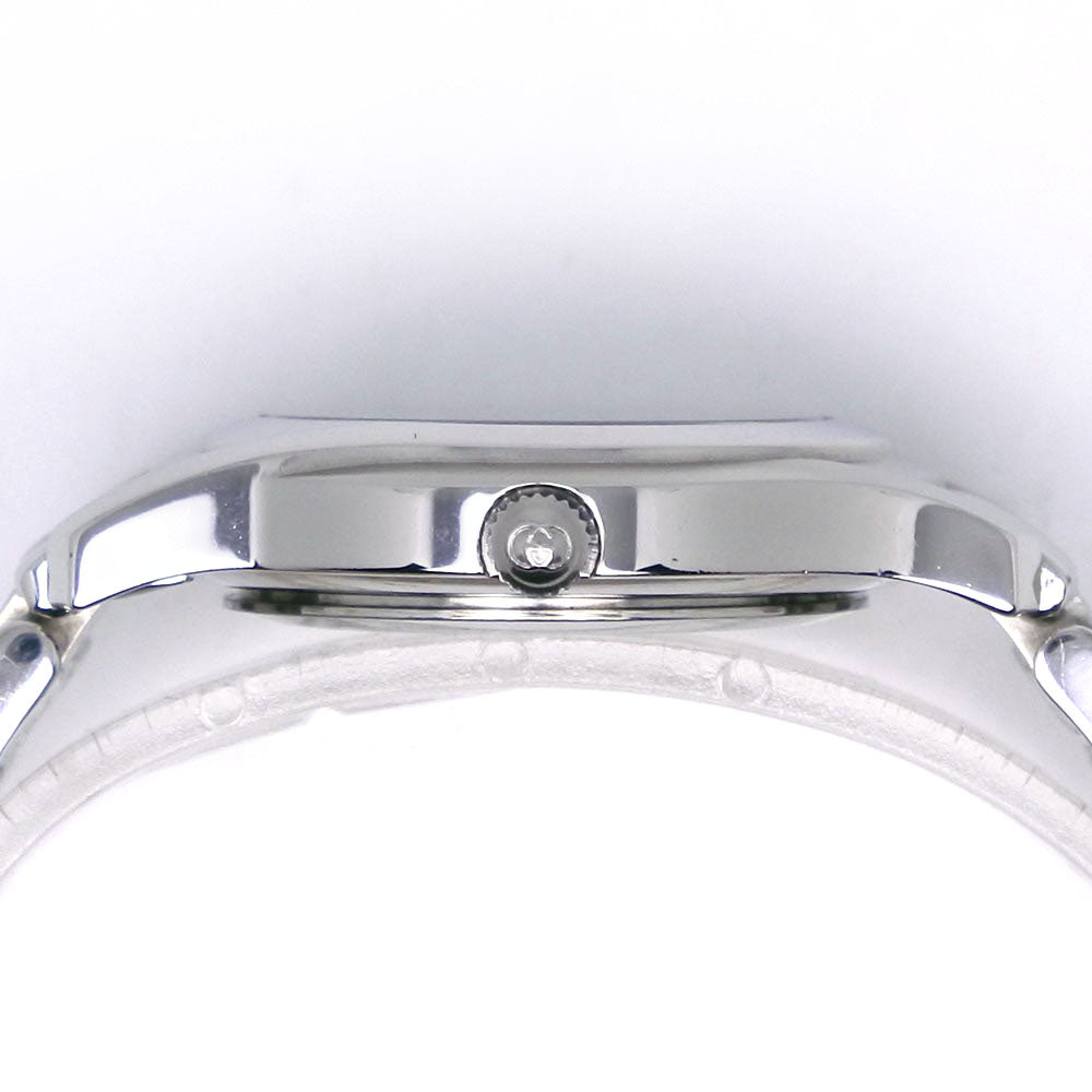 GUCCI Watches Quartz 5500L Stainless Steel Silver G class black dial Women Used Authentic