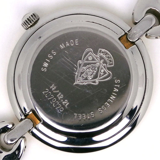 GUCCI Watches Quartz 11/12.2L Stainless Steel Silver Change bezel White dial Women Used Authentic
