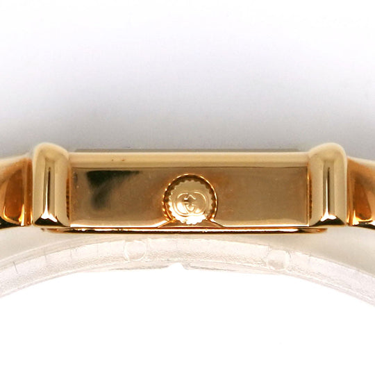 GUCCI Watches Quartz 1800L Plated Gold gold White dial Women Used Authentic