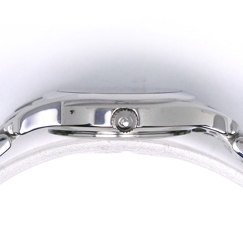 GUCCI Watches Quartz 5500L Stainless Steel Silver G class black dial Women Used Authentic