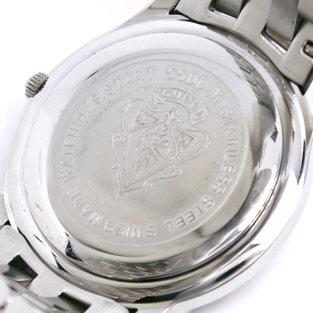 GUCCI Watches Quartz 5500M Stainless Steel Silver G class Silver dial mens Used Authentic