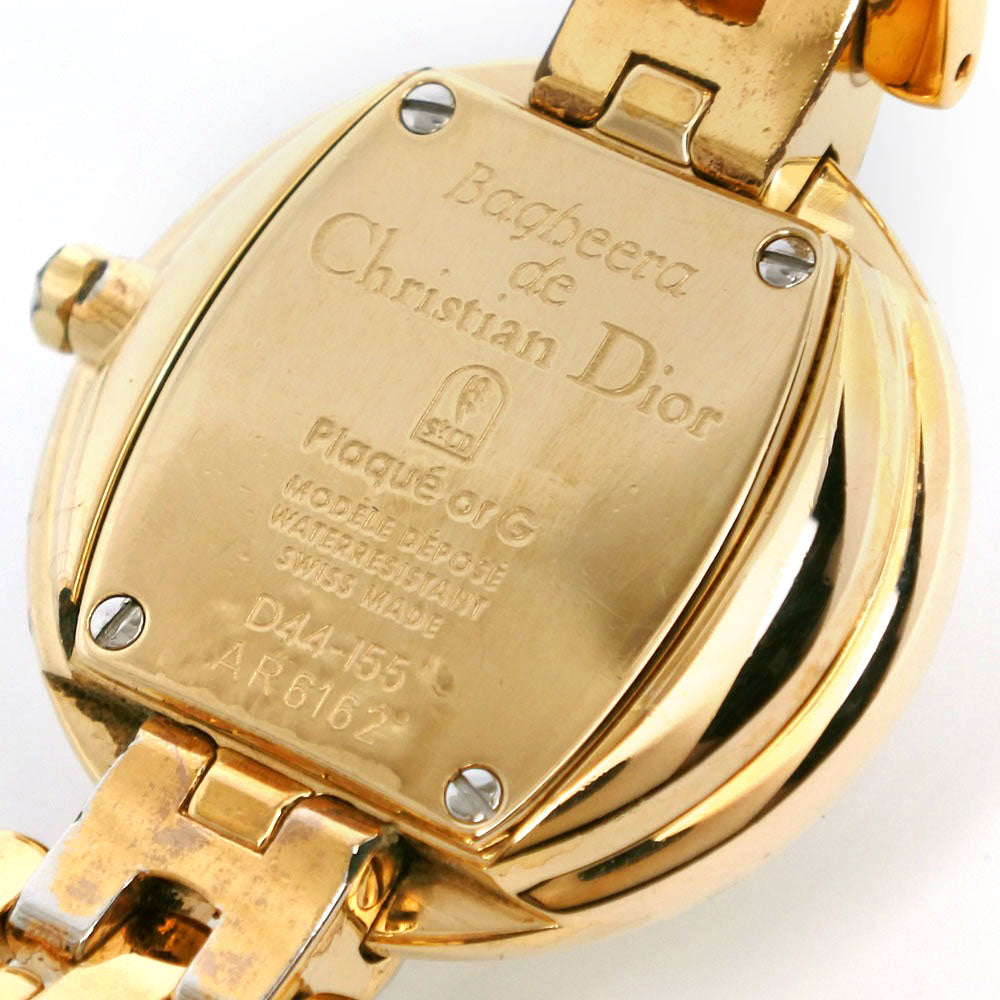 Dior Watches Quartz D44-155 Plated Gold gold 12P zirconia Bakira gold dial