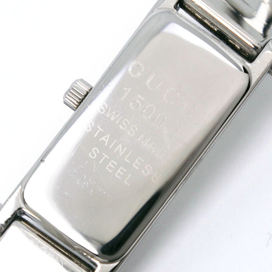 GUCCI Watches Quartz 1500L Stainless Steel Silver Silver dial Women Used Authentic