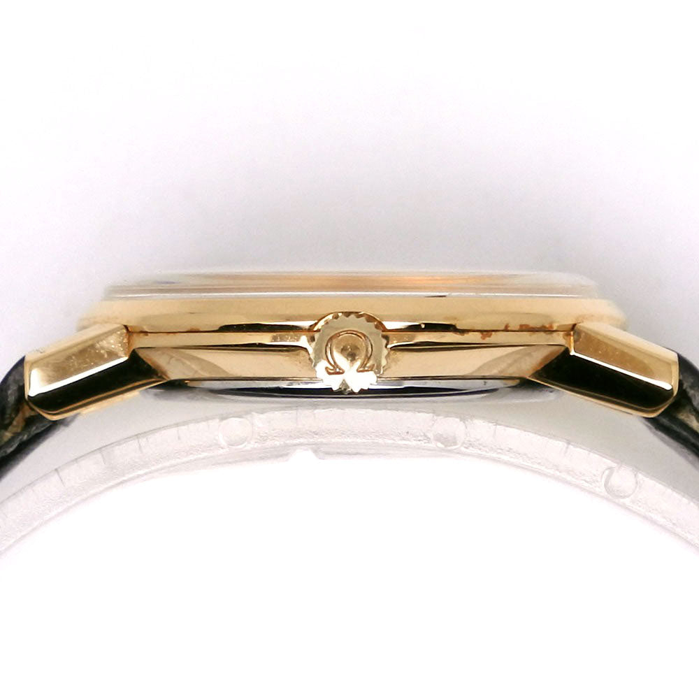 OMEGA Watches Hand Winding 511.04110 Plated Gold, embossed leather gold cal.625 Geneva gold dial Women Used Authentic