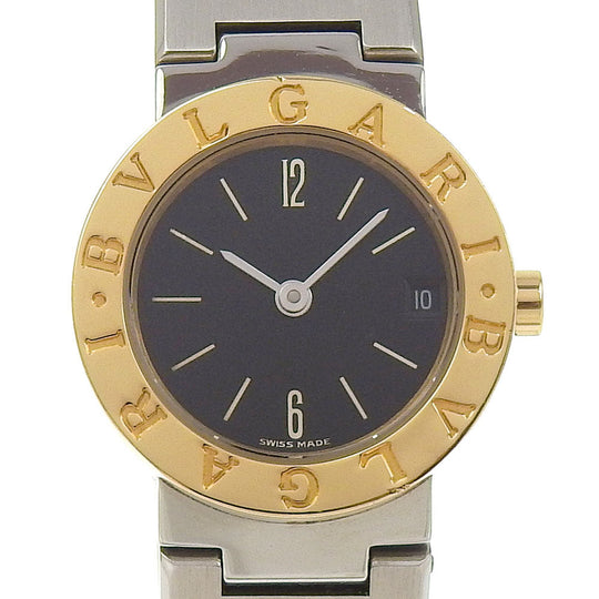BVLGARI Watches Quartz BB23SGD Stainless Steel , YG black Bulgari Bulgari black dial Women Used Authentic