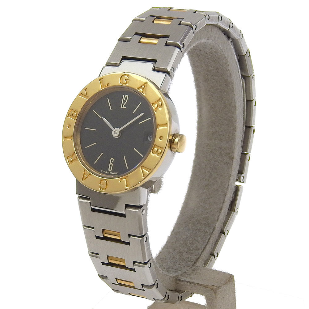 BVLGARI Watches Quartz BB23SGD Stainless Steel , YG black Bulgari Bulgari black dial Women Used Authentic