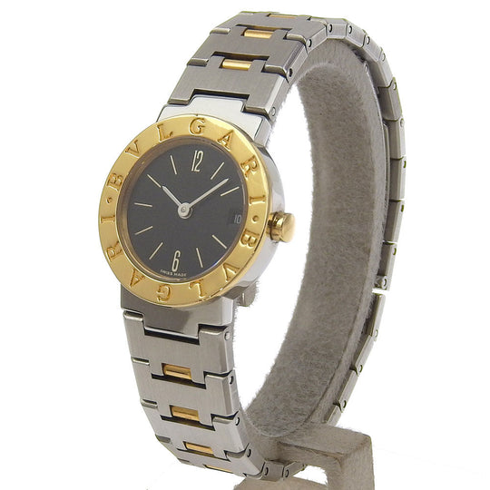 BVLGARI Watches Quartz BB23SGD Stainless Steel , YG black Bulgari Bulgari black dial Women Used Authentic