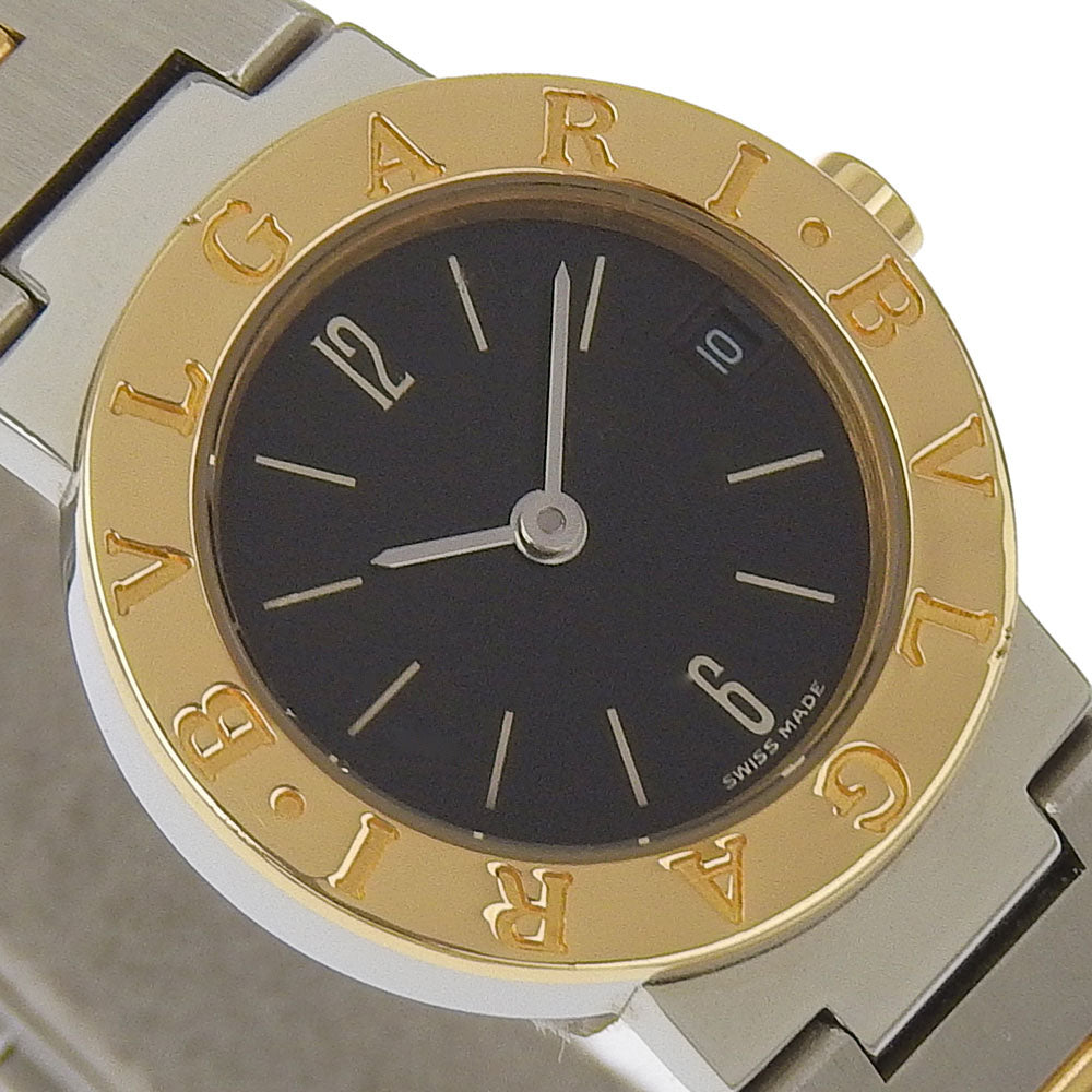 BVLGARI Watches Quartz BB23SGD Stainless Steel , YG black Bulgari Bulgari black dial Women Used Authentic