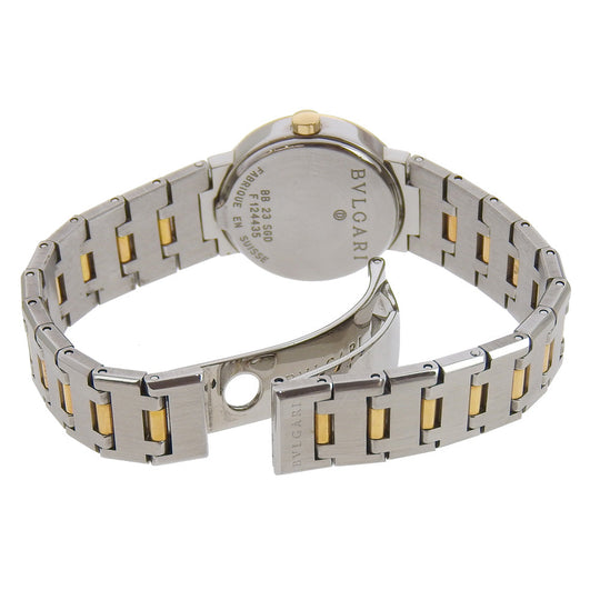BVLGARI Watches Quartz BB23SGD Stainless Steel , YG black Bulgari Bulgari black dial Women Used Authentic
