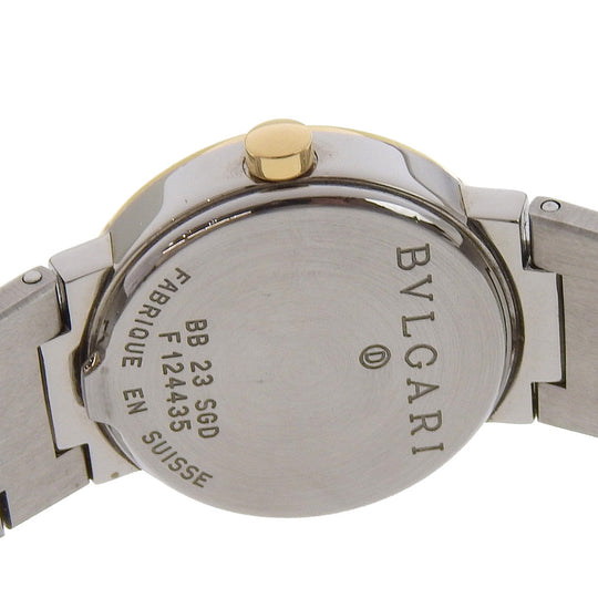 BVLGARI Watches Quartz BB23SGD Stainless Steel , YG black Bulgari Bulgari black dial Women Used Authentic