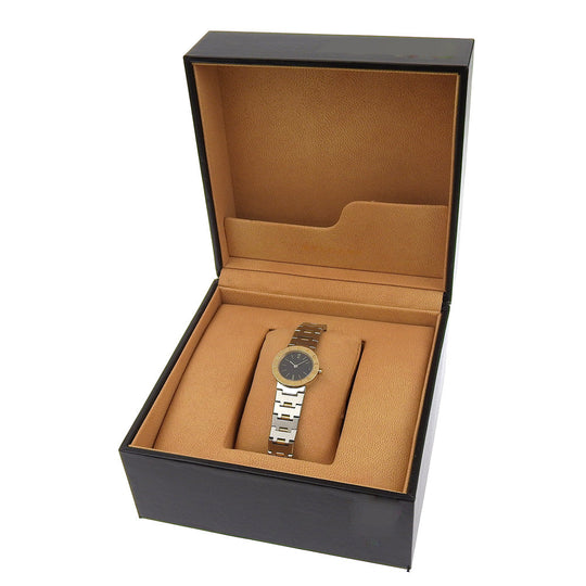 BVLGARI Watches Quartz BB23SGD Stainless Steel , YG black Bulgari Bulgari black dial Women Used Authentic
