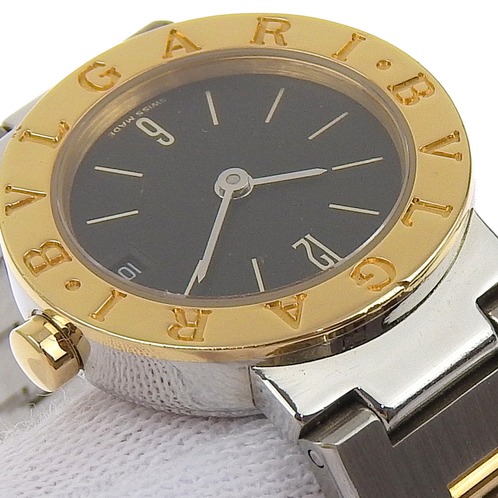 BVLGARI Watches Quartz BB23SGD Stainless Steel , YG black Bulgari Bulgari black dial Women Used Authentic