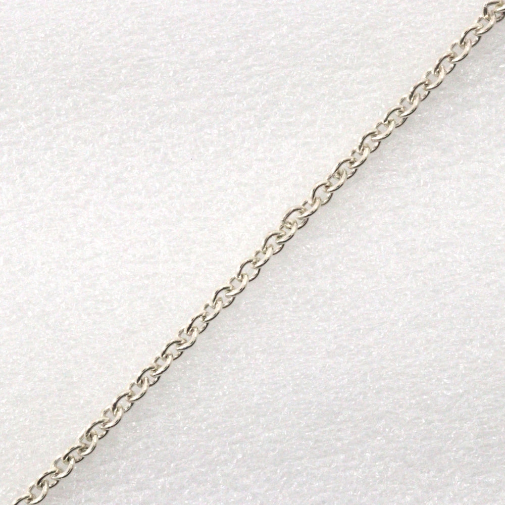 TIFFANY&Co. Necklace Silver925 Silver Elsa Peretti Open Heart Large Women Used Authentic