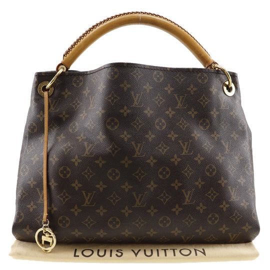 LOUIS VUITTON Shoulder Bag M40249 Monogram canvas Brown one belt ArtsyMM Women Used Authentic