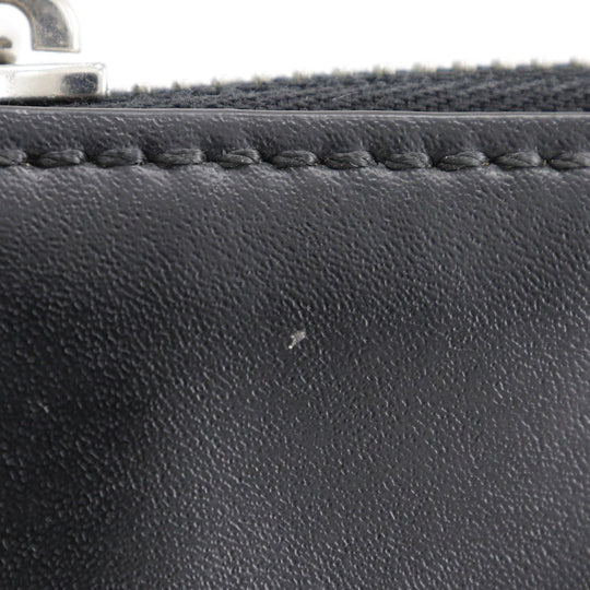 FENDI Clutch bag 7VA433 Calfskin black Bugs monster mens(Unisex) Used Authentic