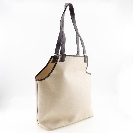 HERMES Tote Bag Tower ash Brown Giardinier PM unisex(Unisex) Used Authentic