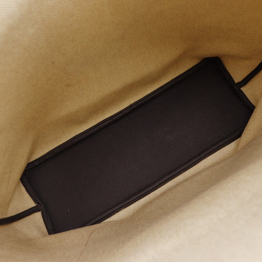 HERMES Tote Bag Tower ash Brown Giardinier PM unisex(Unisex) Used Authentic