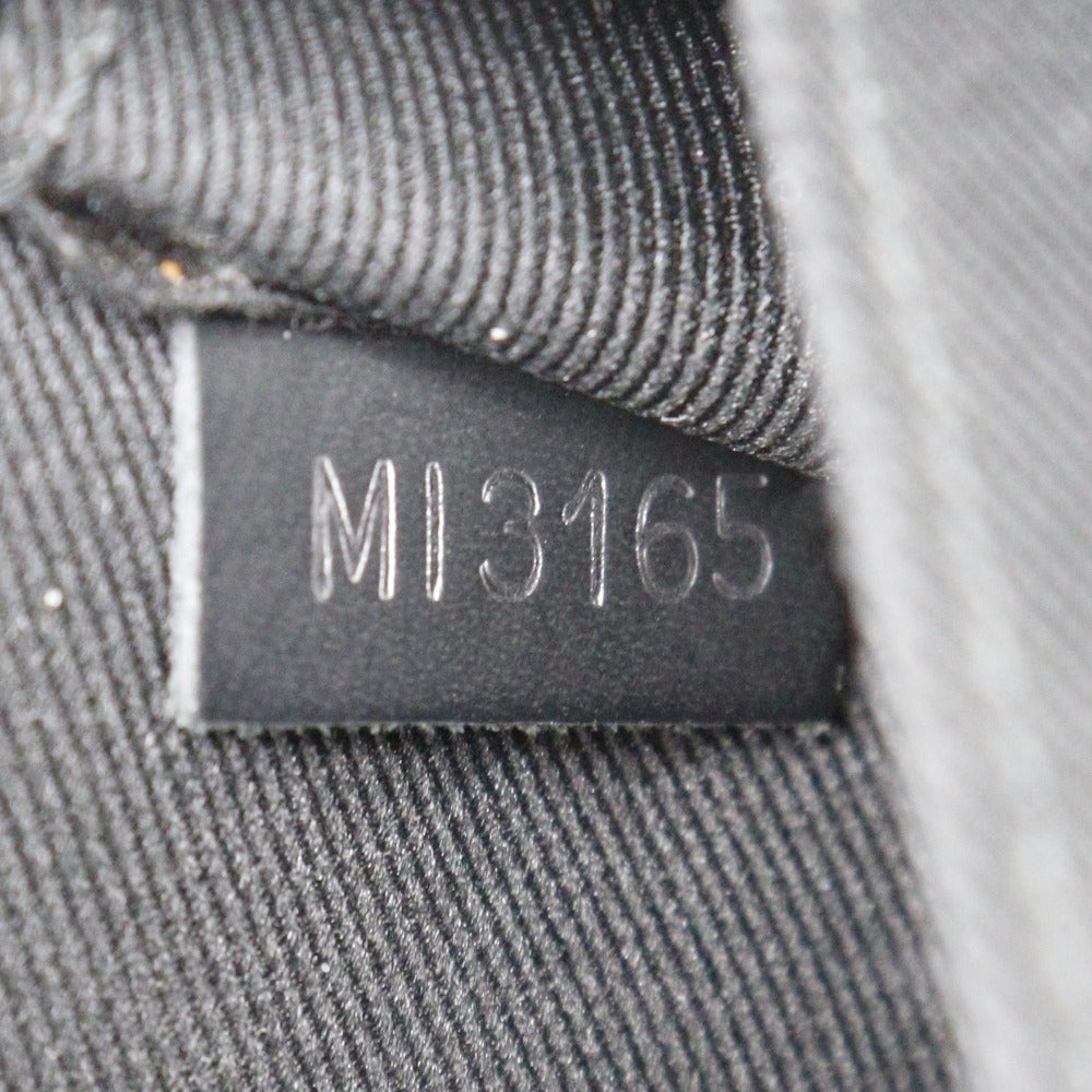 LOUIS VUITTON Clutch bag M61232 Damier Grafitto Canvas black Christopher nemes Pochette Jules GM mens Used Authentic