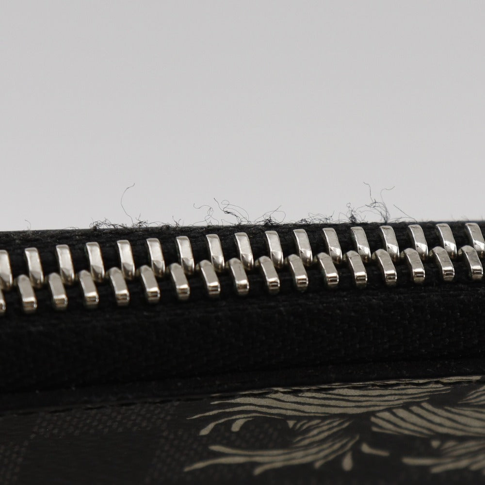 LOUIS VUITTON Clutch bag M61232 Damier Grafitto Canvas black Christopher nemes Pochette Jules GM mens Used Authentic