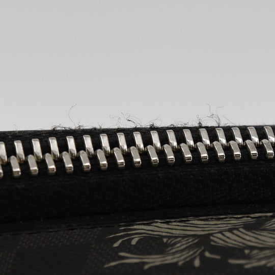 LOUIS VUITTON Clutch bag M61232 Damier Grafitto Canvas black Christopher nemes Pochette Jules GM mens Used Authentic