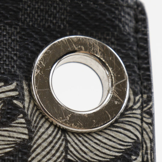 LOUIS VUITTON Clutch bag M61232 Damier Grafitto Canvas black Christopher nemes Pochette Jules GM mens Used Authentic