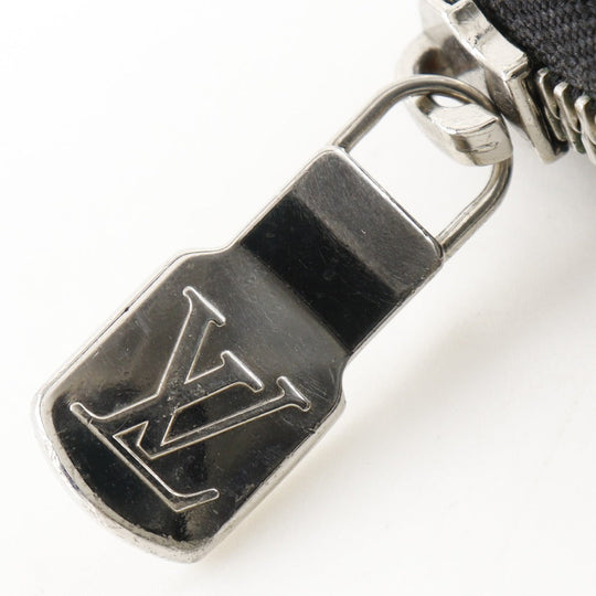 LOUIS VUITTON Clutch bag M61232 Damier Grafitto Canvas black Christopher nemes Pochette Jules GM mens Used Authentic