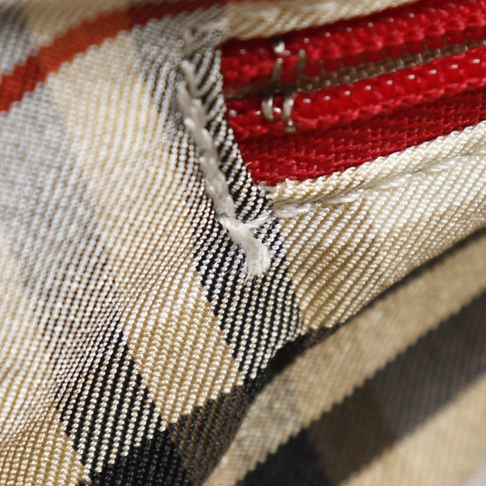 BURBERRY BLUE LABEL Shoulder Bag wool beige knit Women Used Authentic