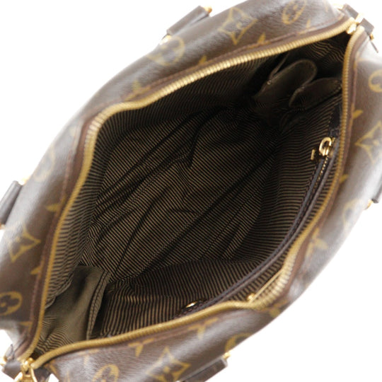 LOUIS VUITTON Handbag M95529 Monogram canvas Brown Monogram Bekia Porto Document Vertical mens Used Authentic