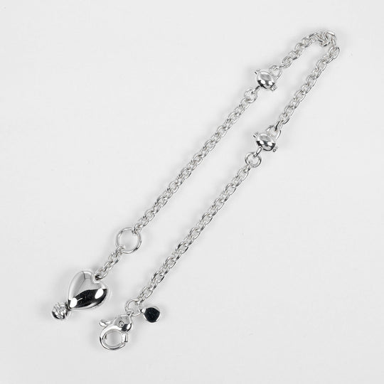 TIFFANY&Co. bracelet Silver925 Silver vintage Heart vintage Women Used Authentic