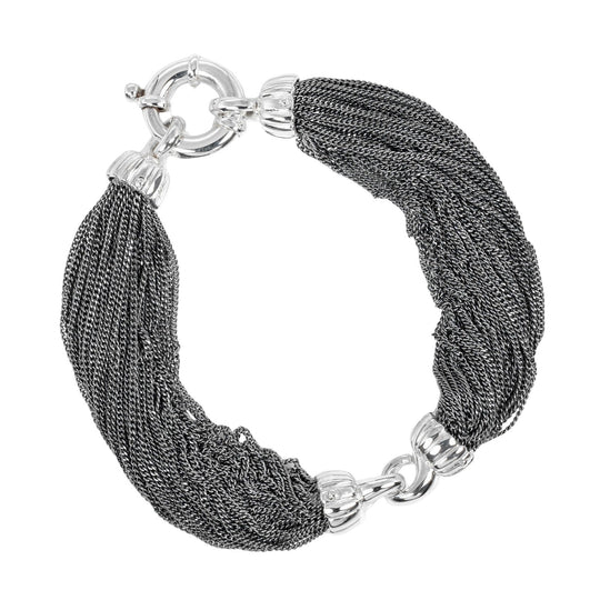 TIFFANY&Co. bracelet Silver925 Silver Multistrand Vintage Women Used Authentic