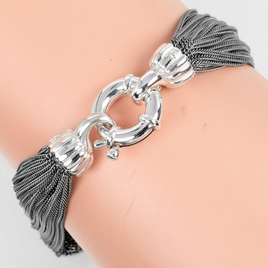 TIFFANY&Co. bracelet Silver925 Silver Multistrand Vintage Women Used Authentic