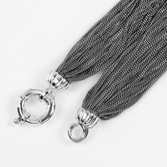 TIFFANY&Co. bracelet Silver925 Silver Multistrand Vintage Women Used Authentic