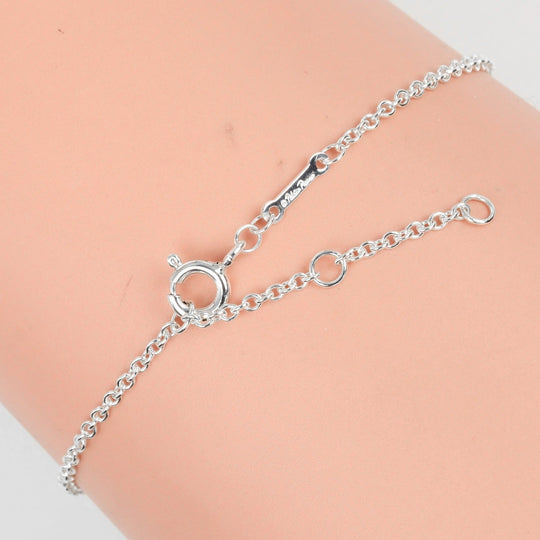 TIFFANY&Co. bracelet Silver925 Silver Olive leaf heart Women Used Authentic