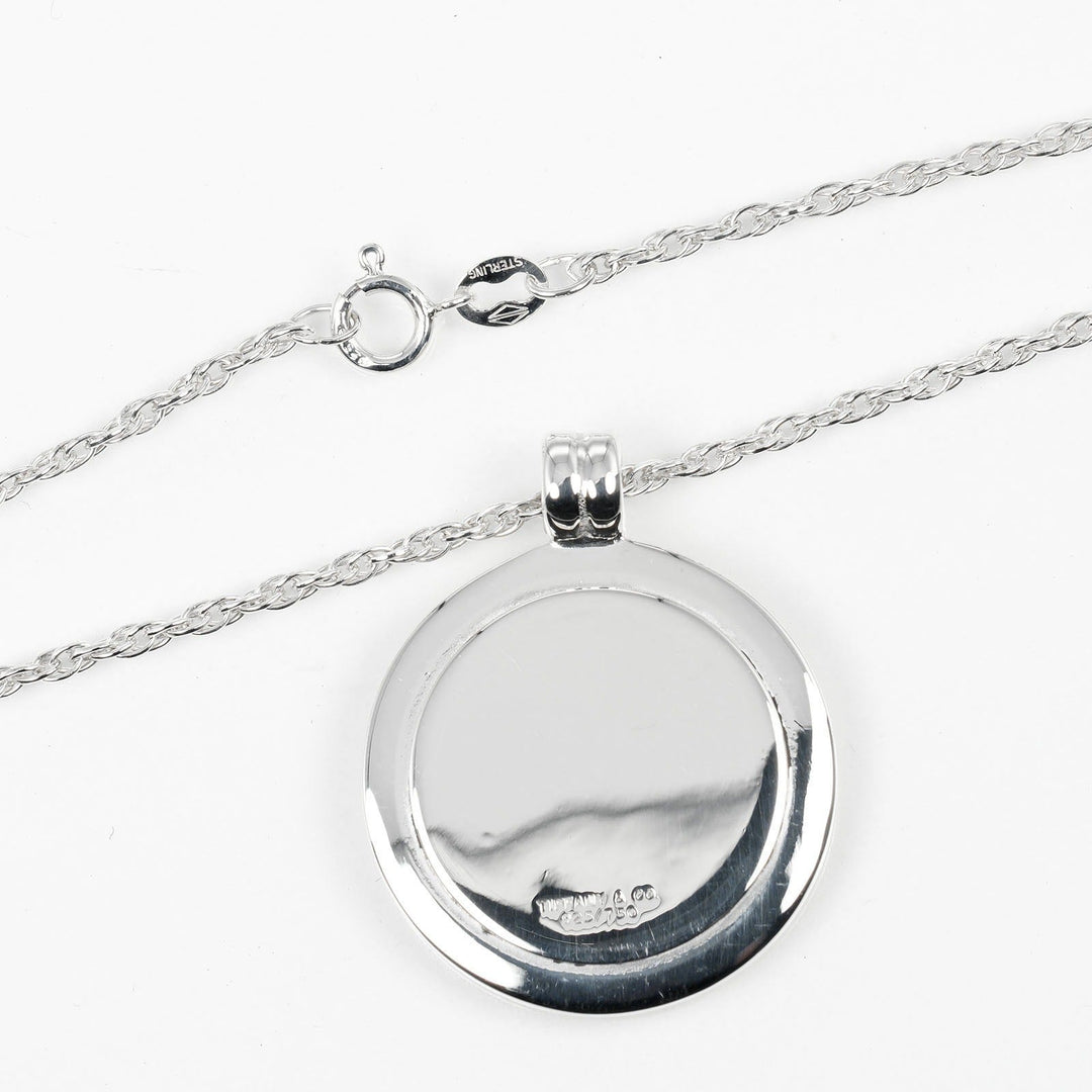 TIFFANY&Co. Necklace Silver925, K18 Yellow Gold Silver T & C coin Women Used Authentic