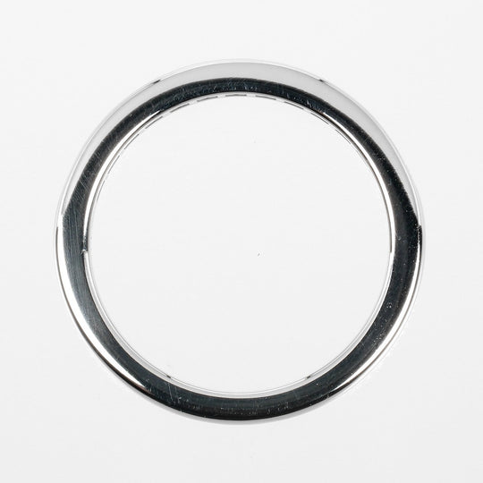 TIFFANY&Co. Ring Pt950Platinum, Diamond Clear, Silver 0.1" model Setting Half Circle Women Used Authentic