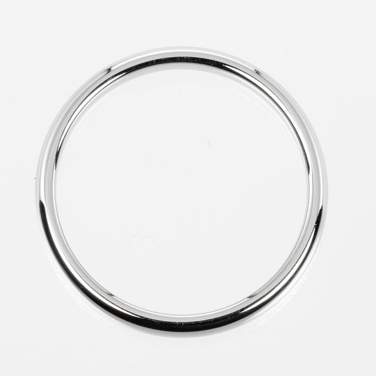 TIFFANY&Co. Ring Pt950Platinum Silver Classic band Women Used Authentic