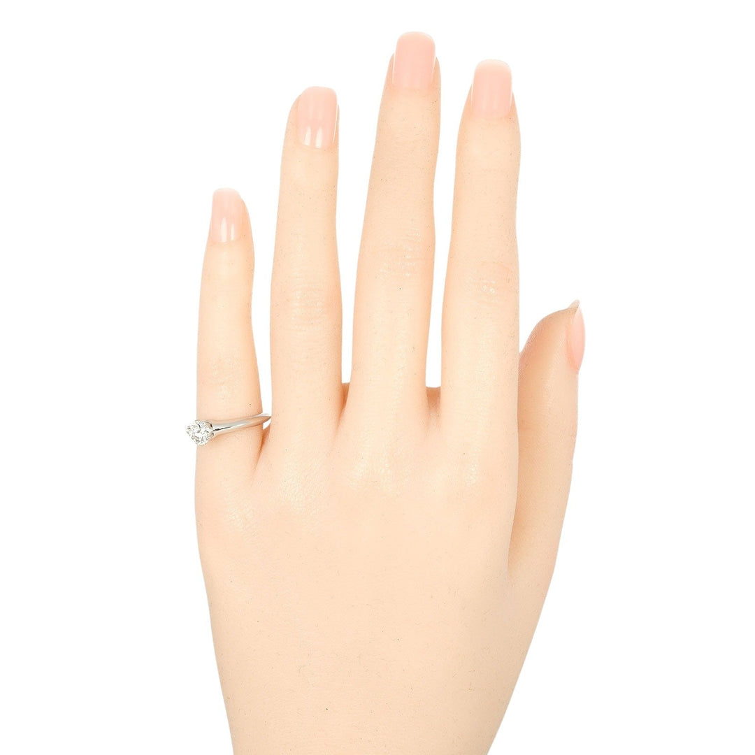 TIFFANY&Co. Ring 0.53ct VS1/I/3EX Pt950Platinum, Diamond Silver, Clear Solitaire Women Used Authentic