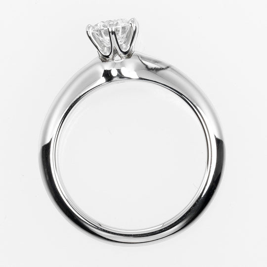 TIFFANY&Co. Ring 0.53ct VS1/I/3EX Pt950Platinum, Diamond Silver, Clear Solitaire Women Used Authentic