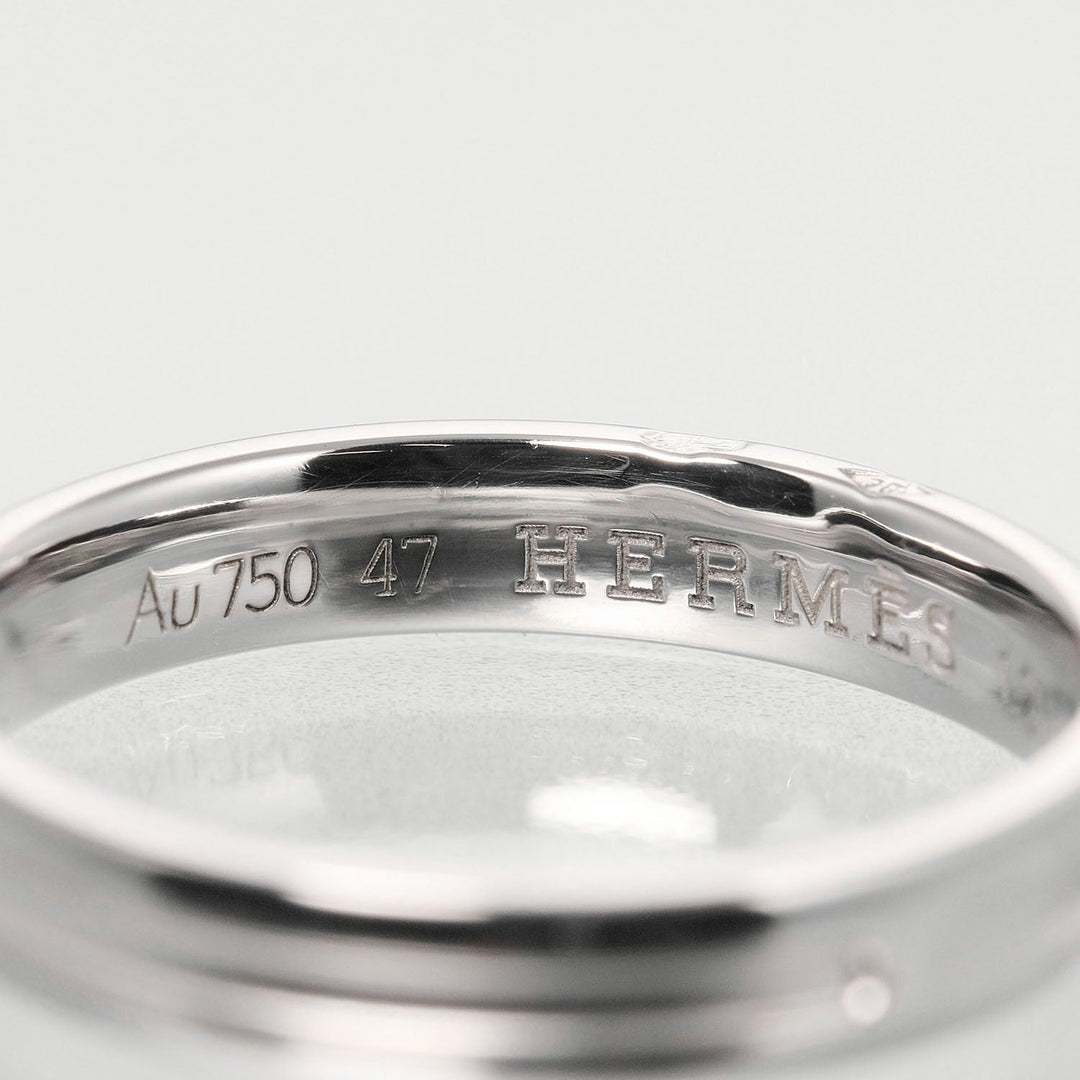 HERMES Ring K18 white gold White gold 2.42g Ann Platt Women Used Authentic