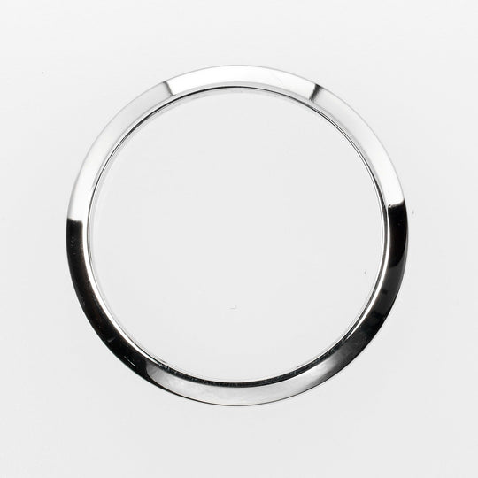 CARTIER Ring Pt950Platinum Silver 0.1" model Declaration mens 57 Used Authentic