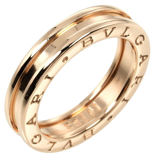 BVLGARI Ring K18 Pink Gold gold Be Zero One XS 1 Band mens 55 Used Authentic