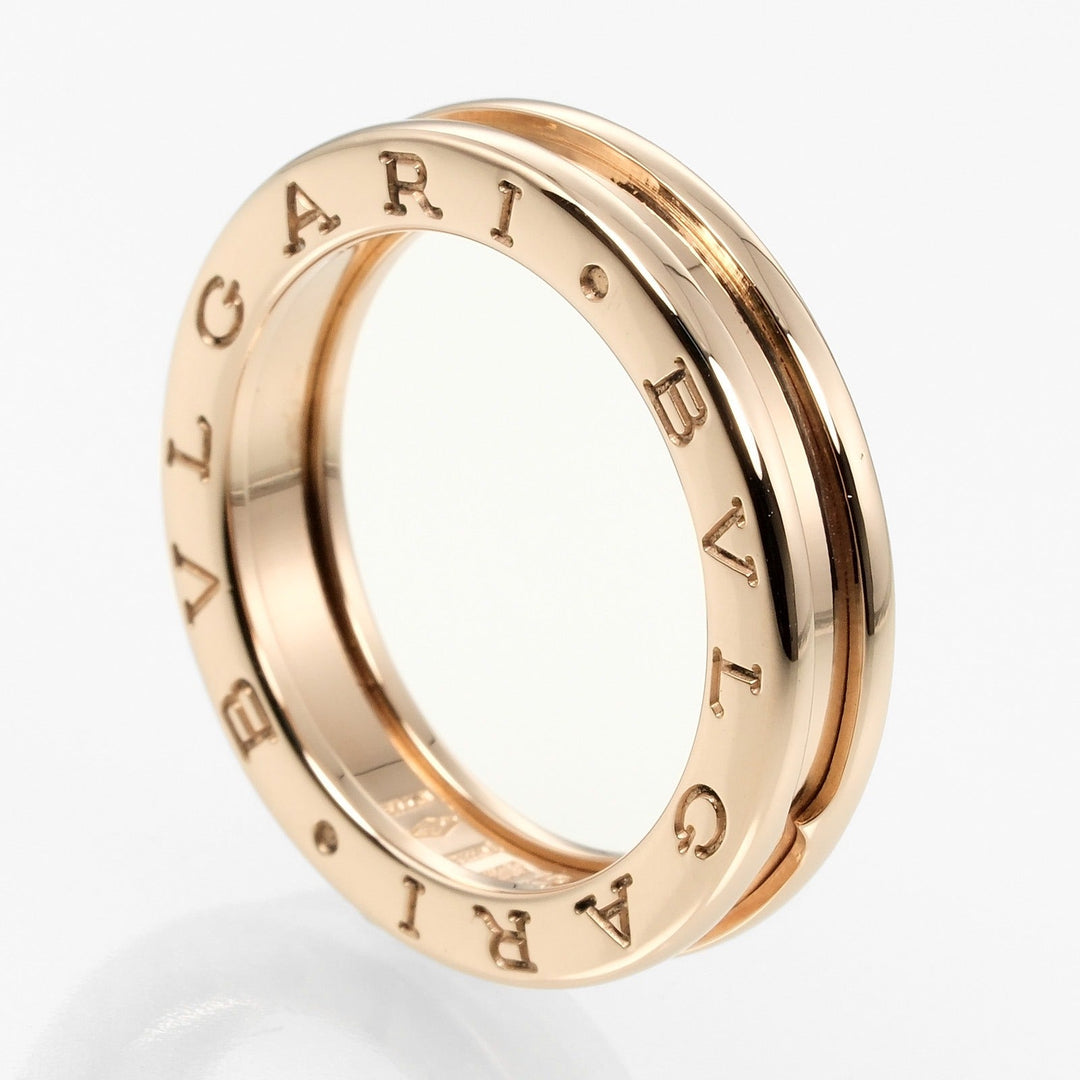BVLGARI Ring K18 Pink Gold gold Be Zero One XS 1 Band mens 55 Used Authentic